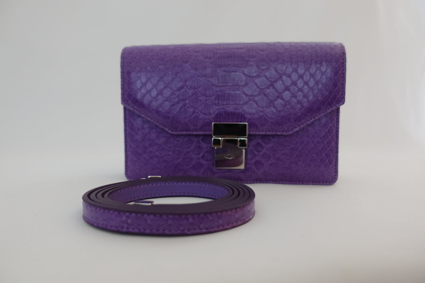 Purple Gator Clutch